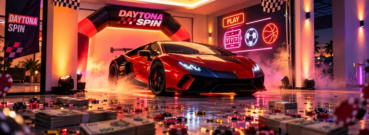 Daytona Spin banner